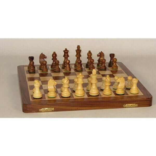 14" Folding Wood Chess Set