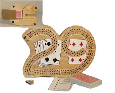 29 Wood Cribbage Board