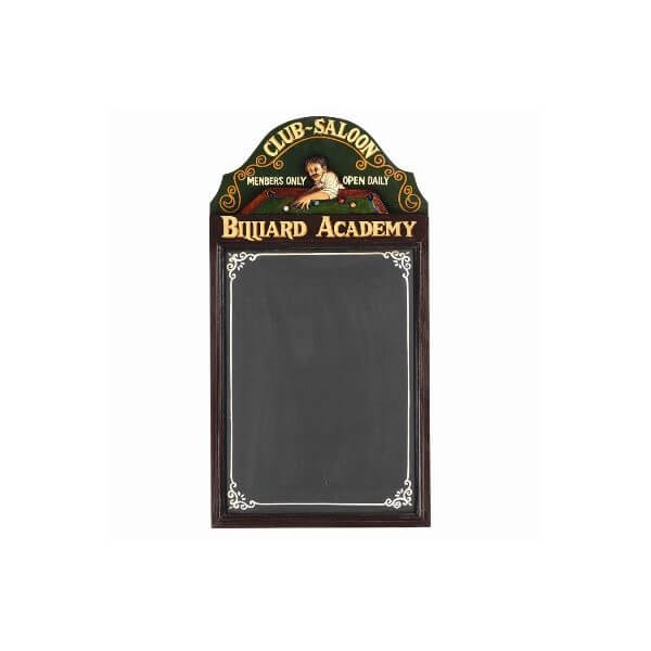 Billiard Academy Chalkboard Pub Sign