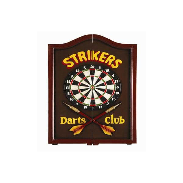Strikers Wooden Dart Cabinet