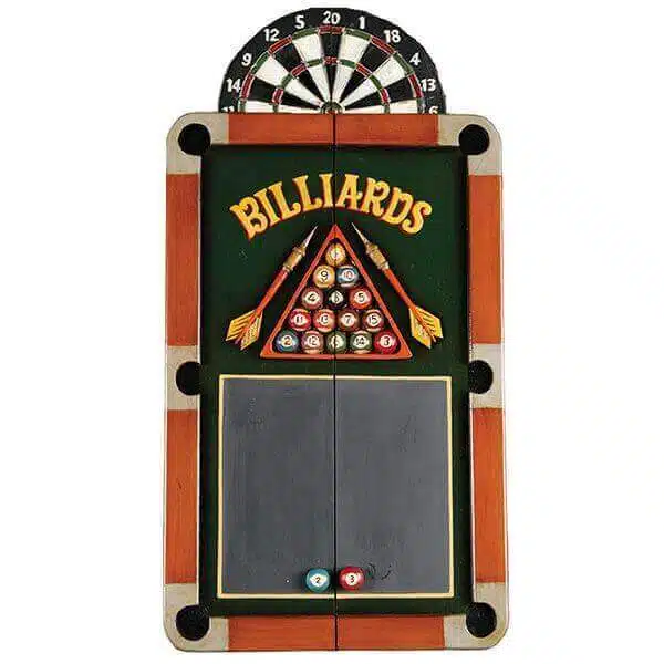 Billiards Wooden Dart Cabinet