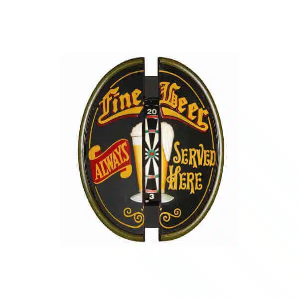 Fine Beer Wooden Dart Cabinet