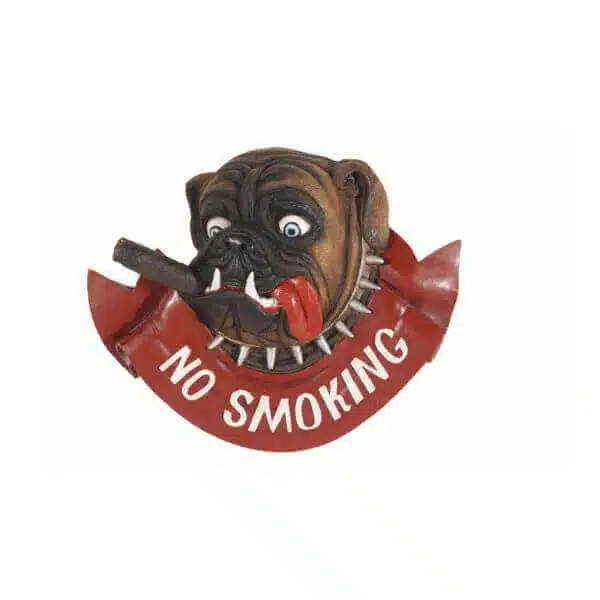 No Smoking Bulldog Pub Sign