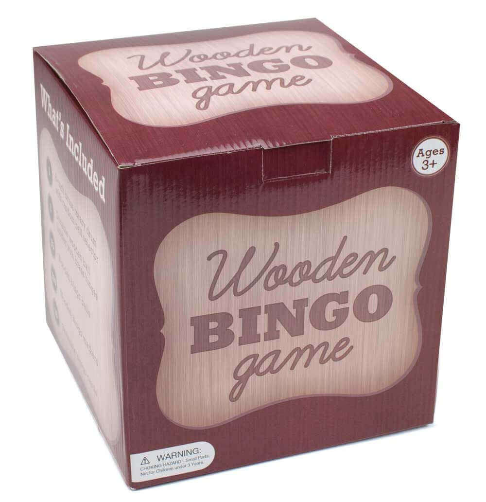 Vintage Wooden Bingo Set