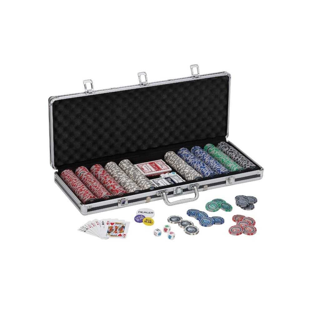 Bling 13.5 Gram Clay 500 Poker Chip Set