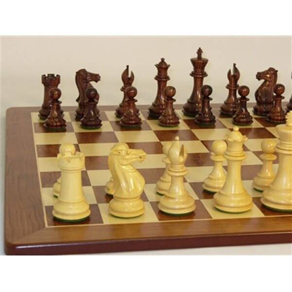 20.5″ Rosewood Exclusive on Padauk Chess Board Set