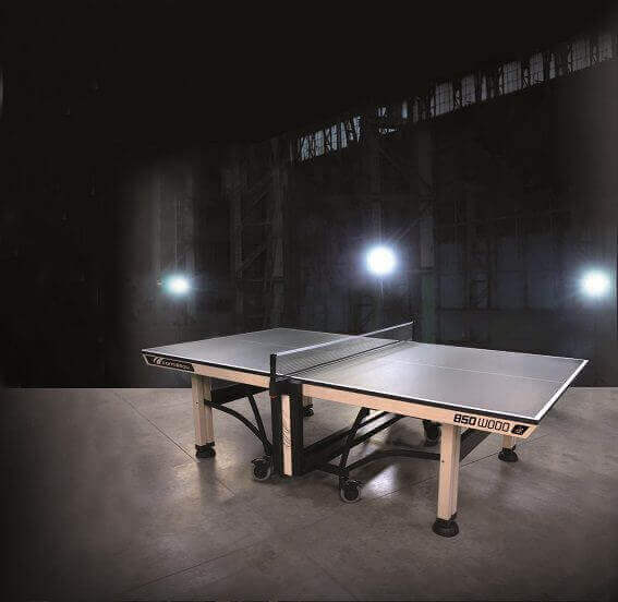 850 Wood ITTF Indoor Gray Table Tennis Table