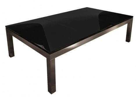 Fusion Pool Table-Brushed Stainless Steel