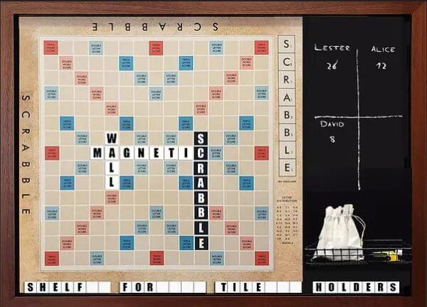 Large 46" x 33" Wall Scrabble