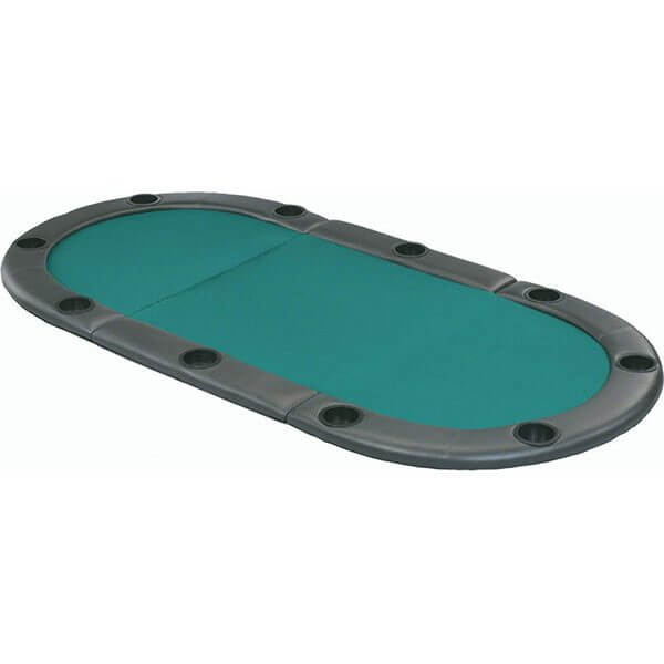 10-Player Oval Poker Table Top