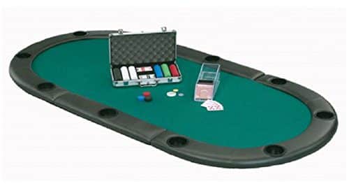 10-Player Oval Poker Table Top