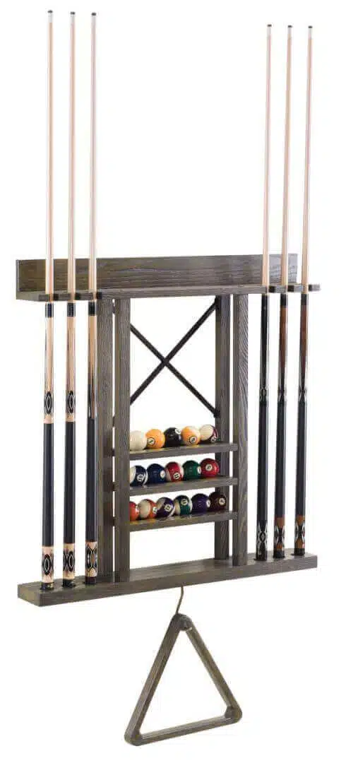 Rustic Wall Cue Rack