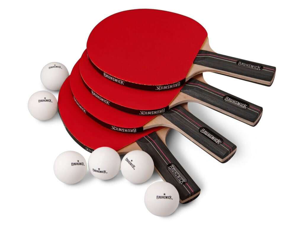 Brunswick 4-Player Table Tennis Set