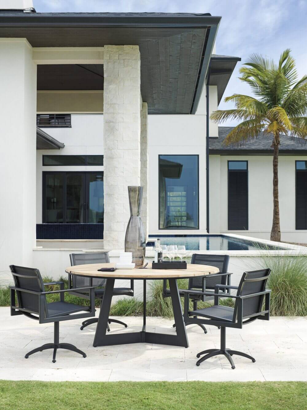 Tommy Bahama South Beach Swivel/Rocker Dining Chair