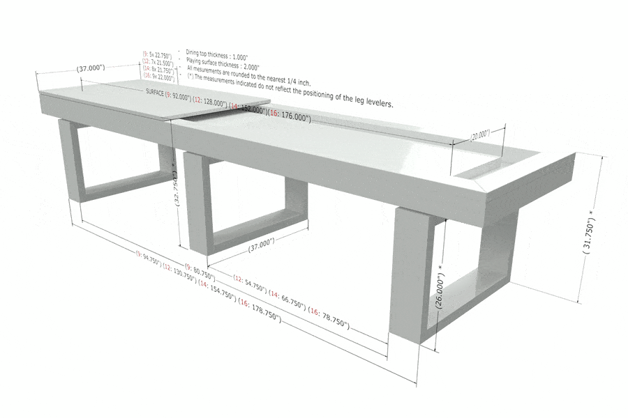 Bridge Shuffleboard Table
