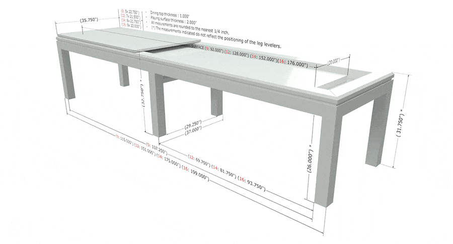 La Condo Evolution Shuffleboard Table