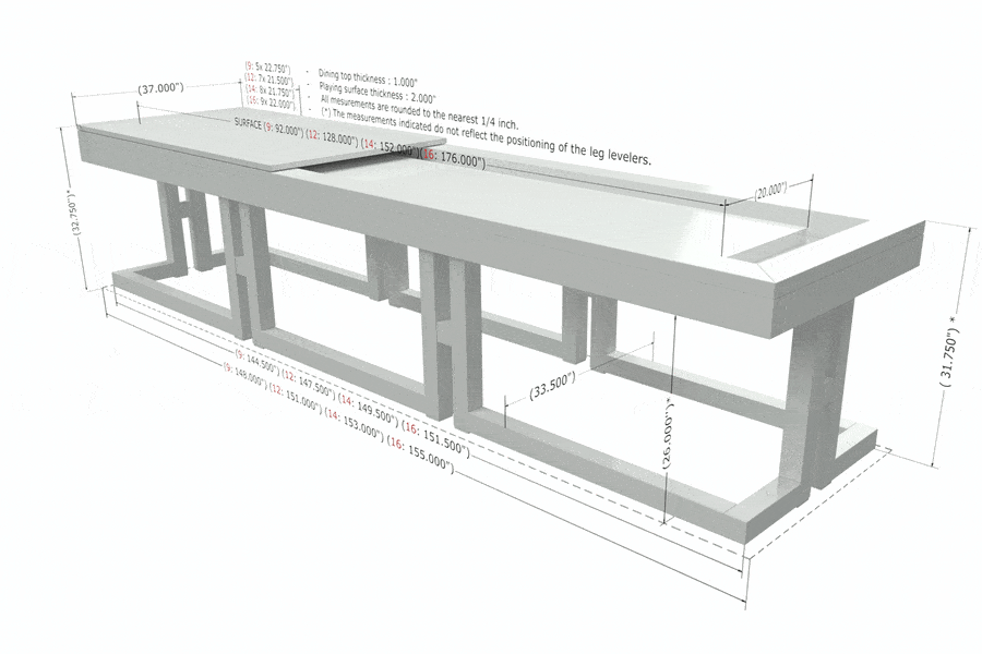 Maze Shuffleboard Table