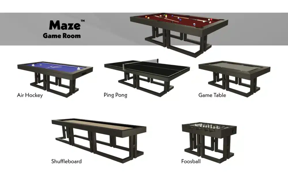 Maze Shuffleboard Table