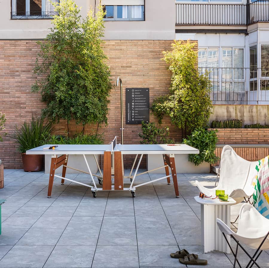 RS Folding Outdoor Ping Pong Table