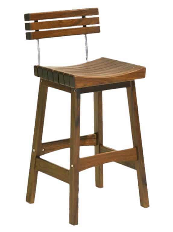 Sunset Barstool With Back