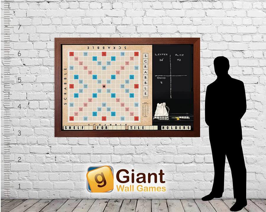 Giant 66" x 44" Wall Backgammon