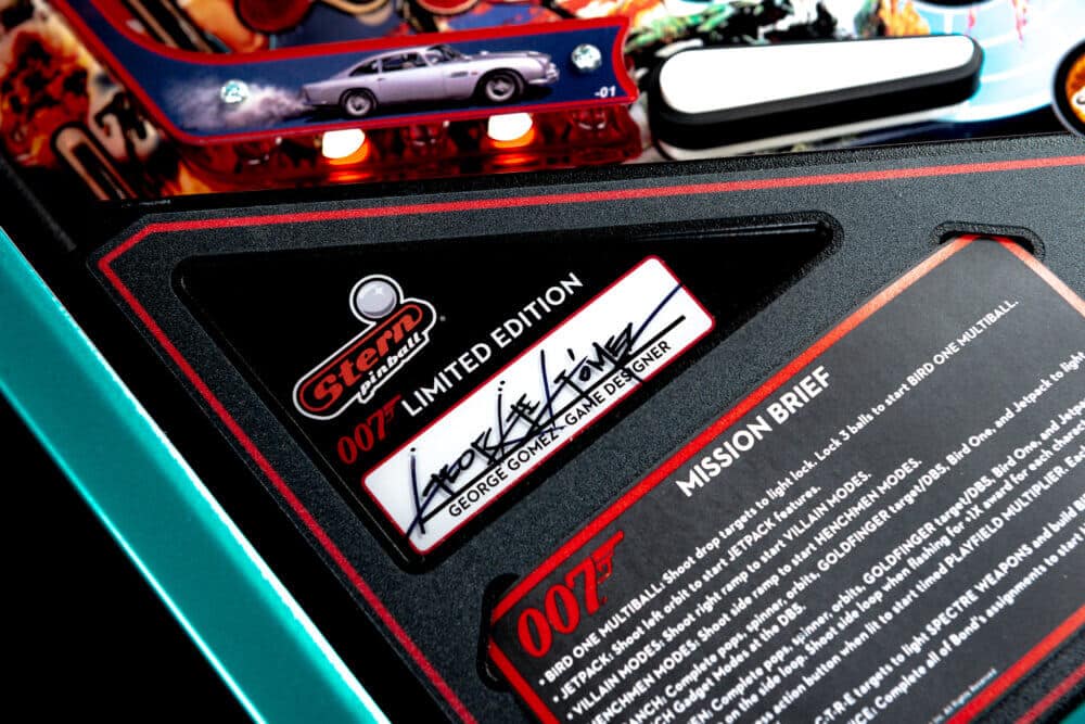 James Bond Thunderball Limited Edition Pinball