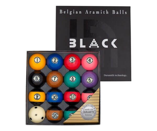 Aramith Tournament Black Billiard Ball Set