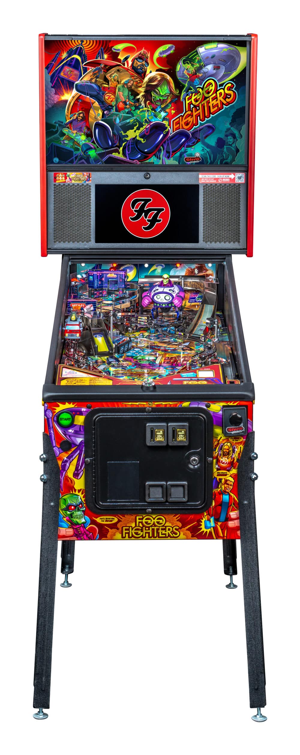 Foo Fighters Premium Edition Pinball Machine