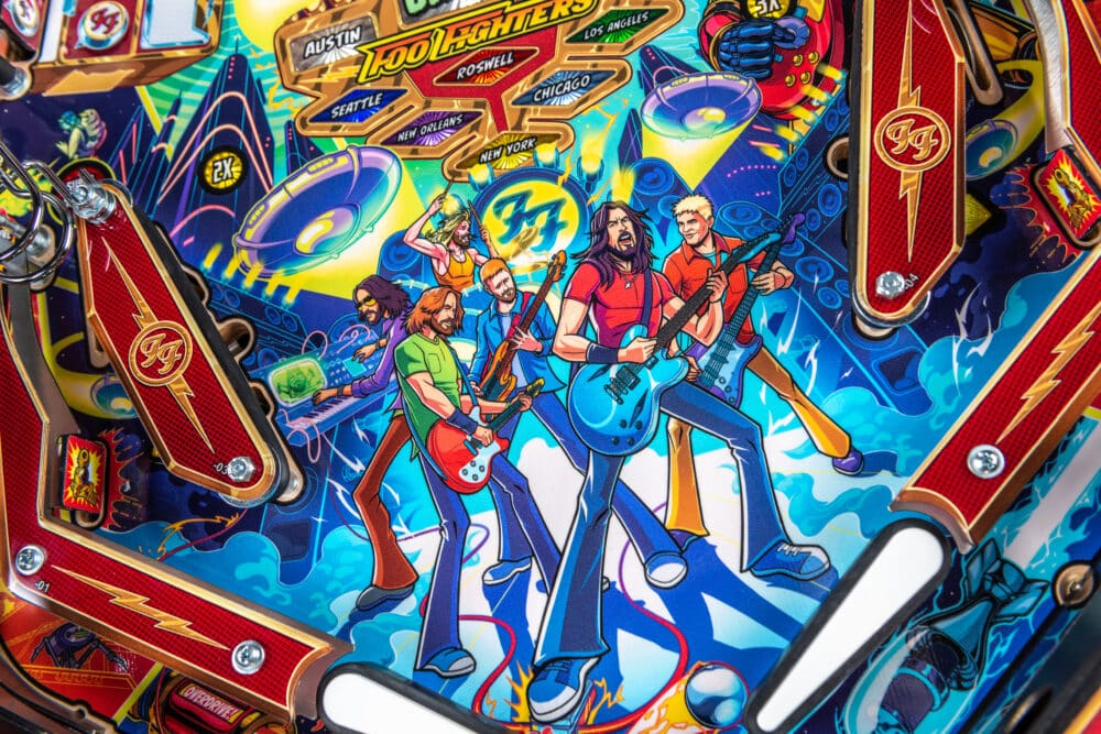 Foo Fighters Premium Edition Pinball Machine