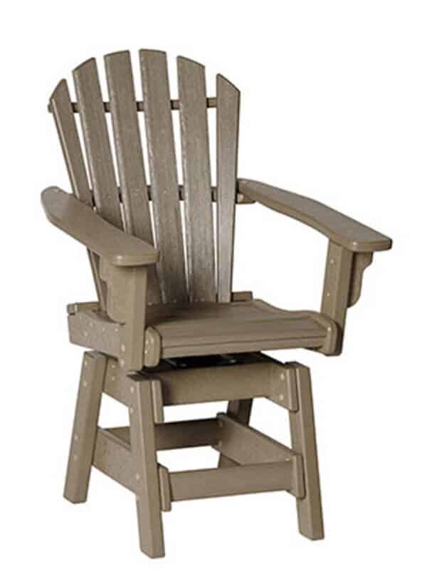 Coastal Swivel Dining Chair