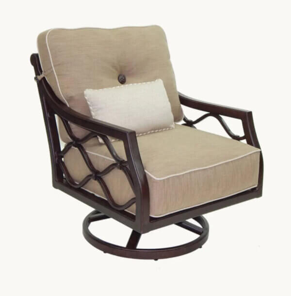 Villa Bianca Swivel Rocker Chair