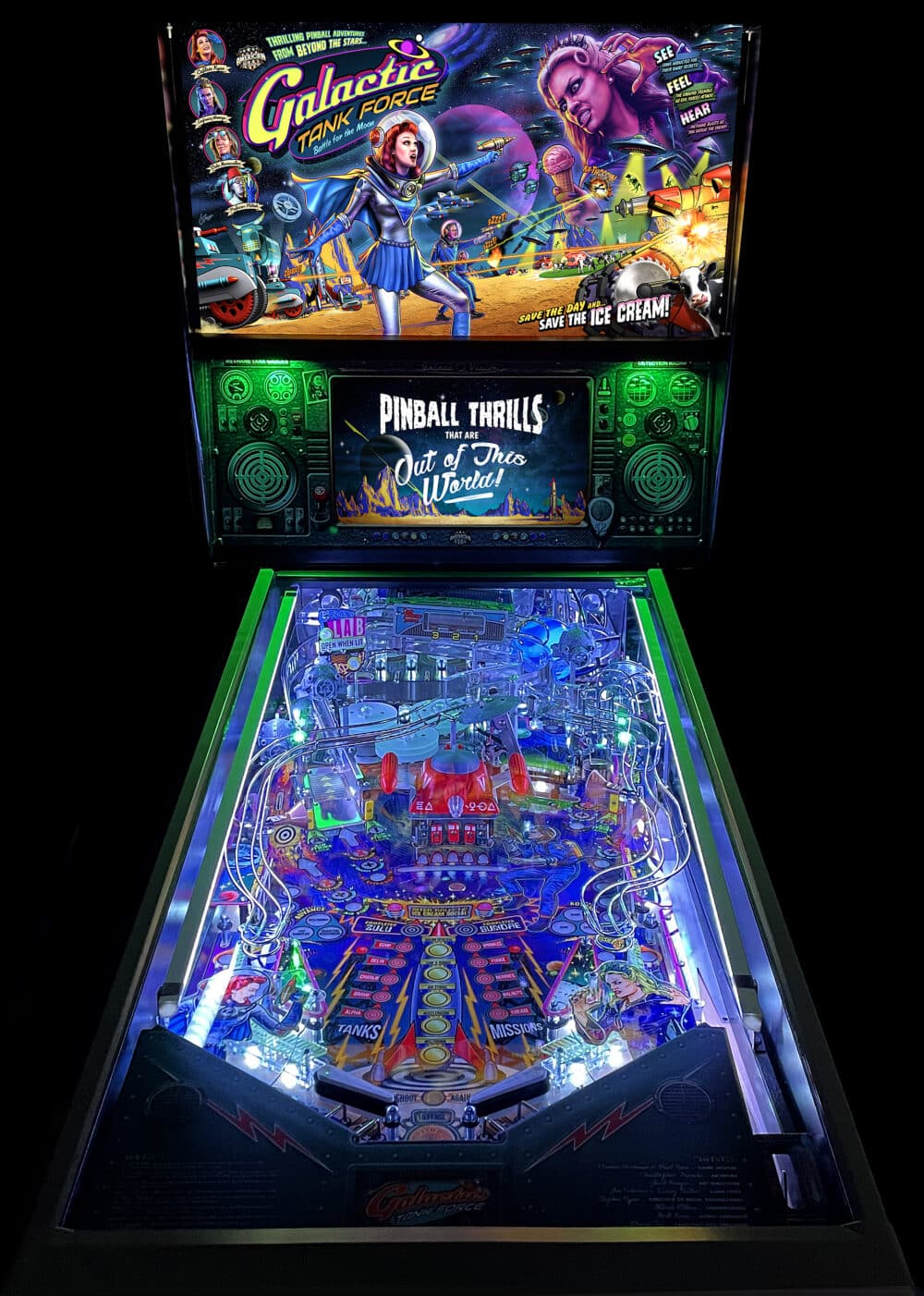 Galactic Tank Force LE Pinball