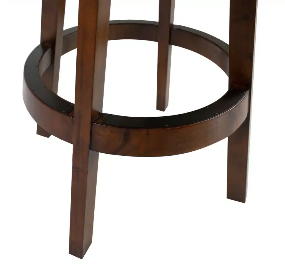 Rustic Backless Barstool