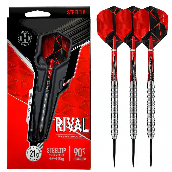 Harrows Rival Steel Tip Dart Set