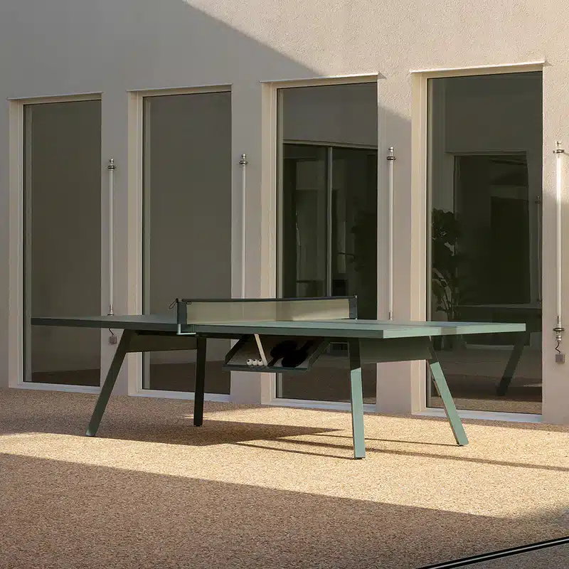 You And Me Monochrome Outdoor Ping Pong Table