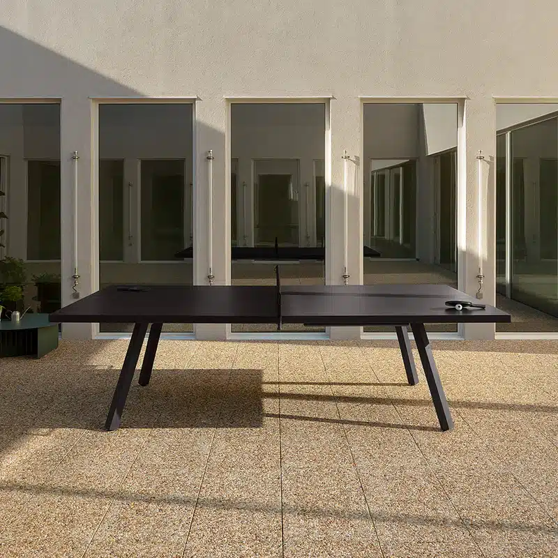 You And Me Monochrome Outdoor Ping Pong Table