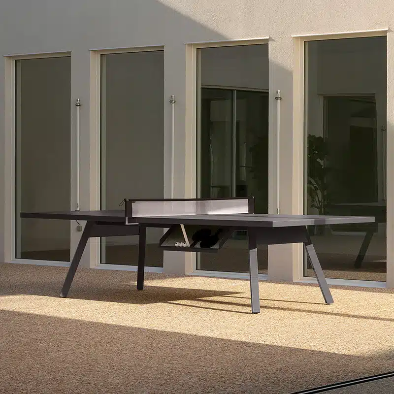 You And Me Monochrome Outdoor Ping Pong Table