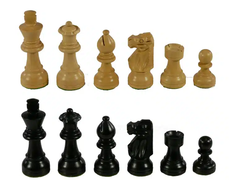 Small Black Chess Set