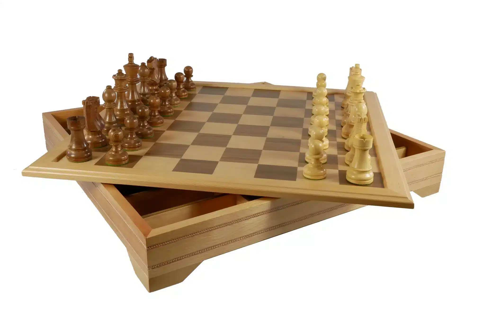 Boxwood and Sheesham Chess Set