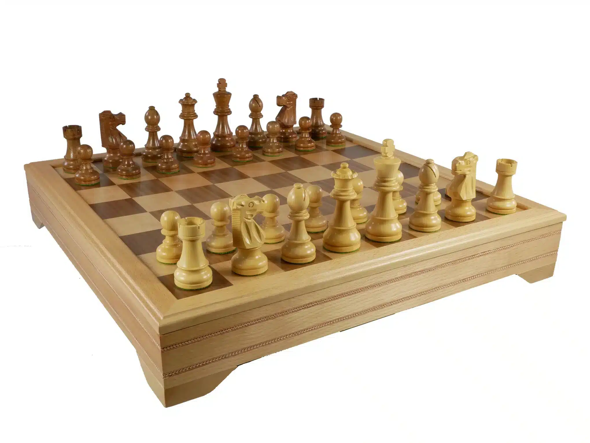 Boxwood and Sheesham Chess Set