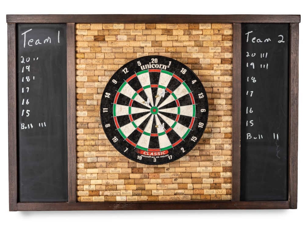 Wine Cork Dart Backboard