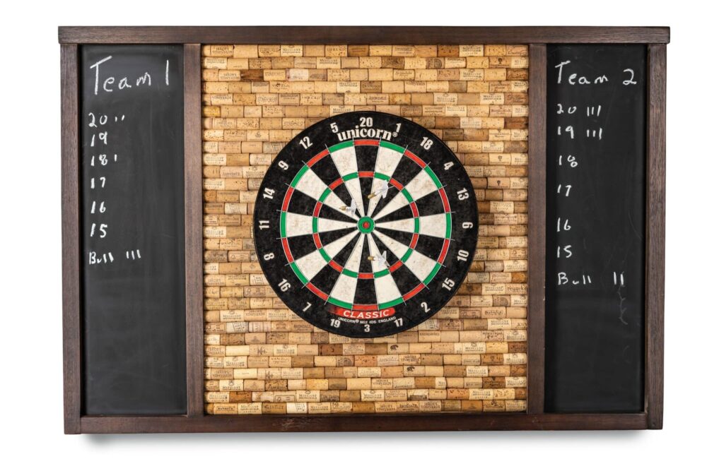 Wine Cork Dart Backboard