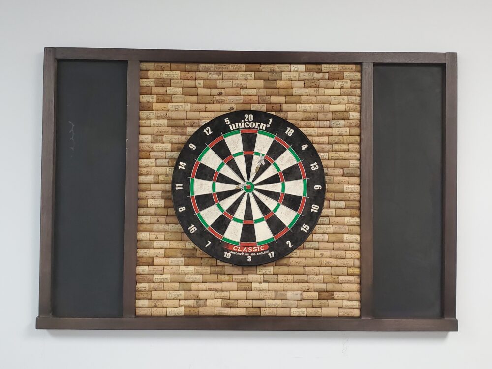 Wine Cork Dart Backboard