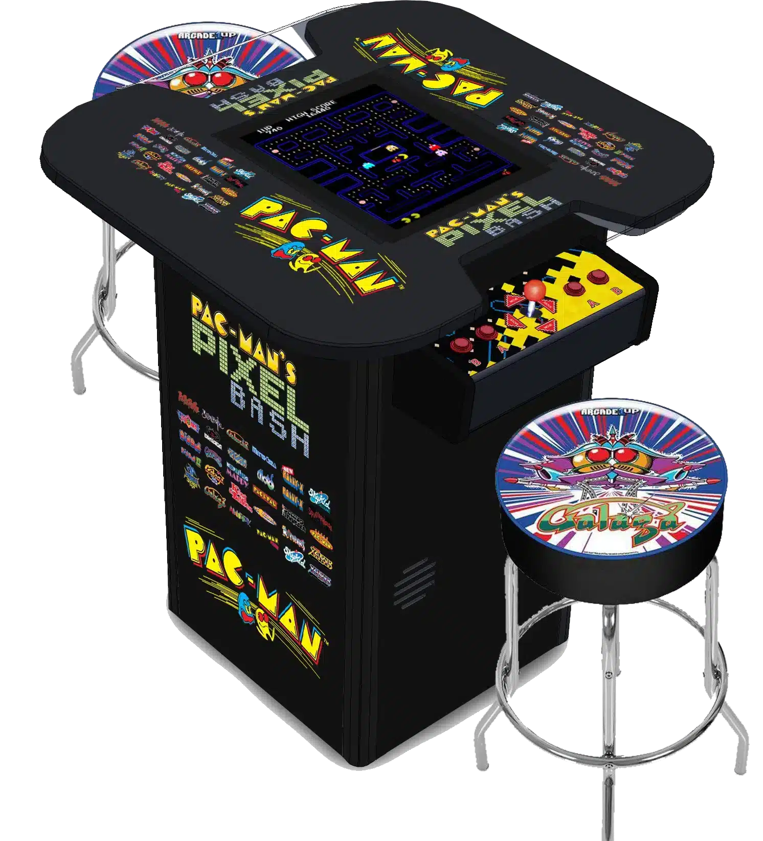 Ms Pac Man Maze Barstool