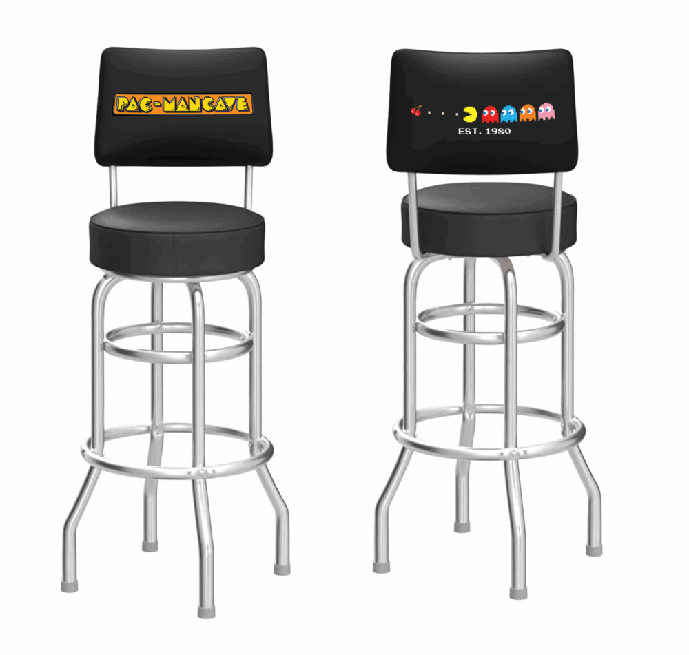 Ms Pac Man Maze Barstool