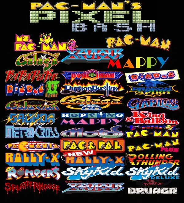 Galaga Ms Pacman Pixel Bash Edition