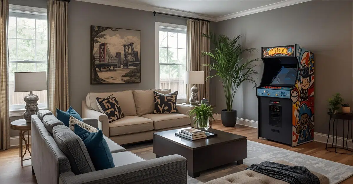 Why Choose Arcade Games for Your Man Cave? Benefits of Arcade Games Arcade games bring a special kind of magic to any space, especially a man cave. First, they evoke a sense of nostalgia, transporting players to a different time, whether they grew up with them or are discovering them for the first time. These machines are also great for entertainment for all ages. From casual players to more competitive gamers, there’s something for everyone. Furthermore, arcade games are highly customizable and can be tailored to fit the unique style of a luxury home. The wide variety of designs and finishes available means that arcade machines can blend seamlessly with other high-end furniture and decor. Lastly, arcade games promote social interaction and bonding. They provide a fun, interactive experience that can turn any man cave into a hotspot for friends and family to gather and enjoy together. Appeal to High-End Spaces High-end man caves are all about blending comfort, luxury, and entertainment. Arcade games provide the perfect mix of all three. They’re not just fun to play but can also serve as eye-catching pieces of art. Many of today’s machines feature sleek designs that align perfectly with modern luxury décor, making them ideal for high-end spaces. Moreover, they offer something more than just passive entertainment, they become part of the overall aesthetic, creating a sophisticated yet playful atmosphere. The Best Types of Arcade Games for Luxury Home Gamerooms