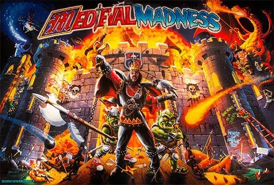 Medieval Madness Merlin Edition Pinball