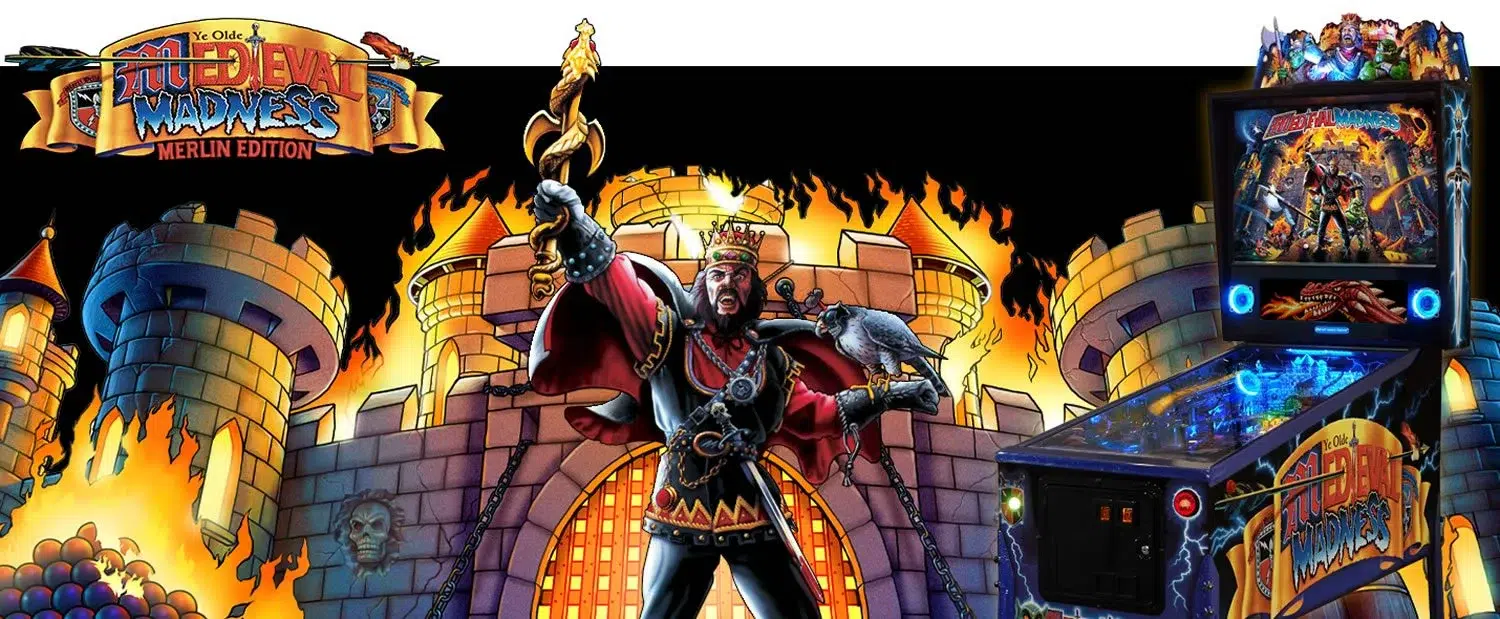 Medieval Madness Merlin Edition Pinball