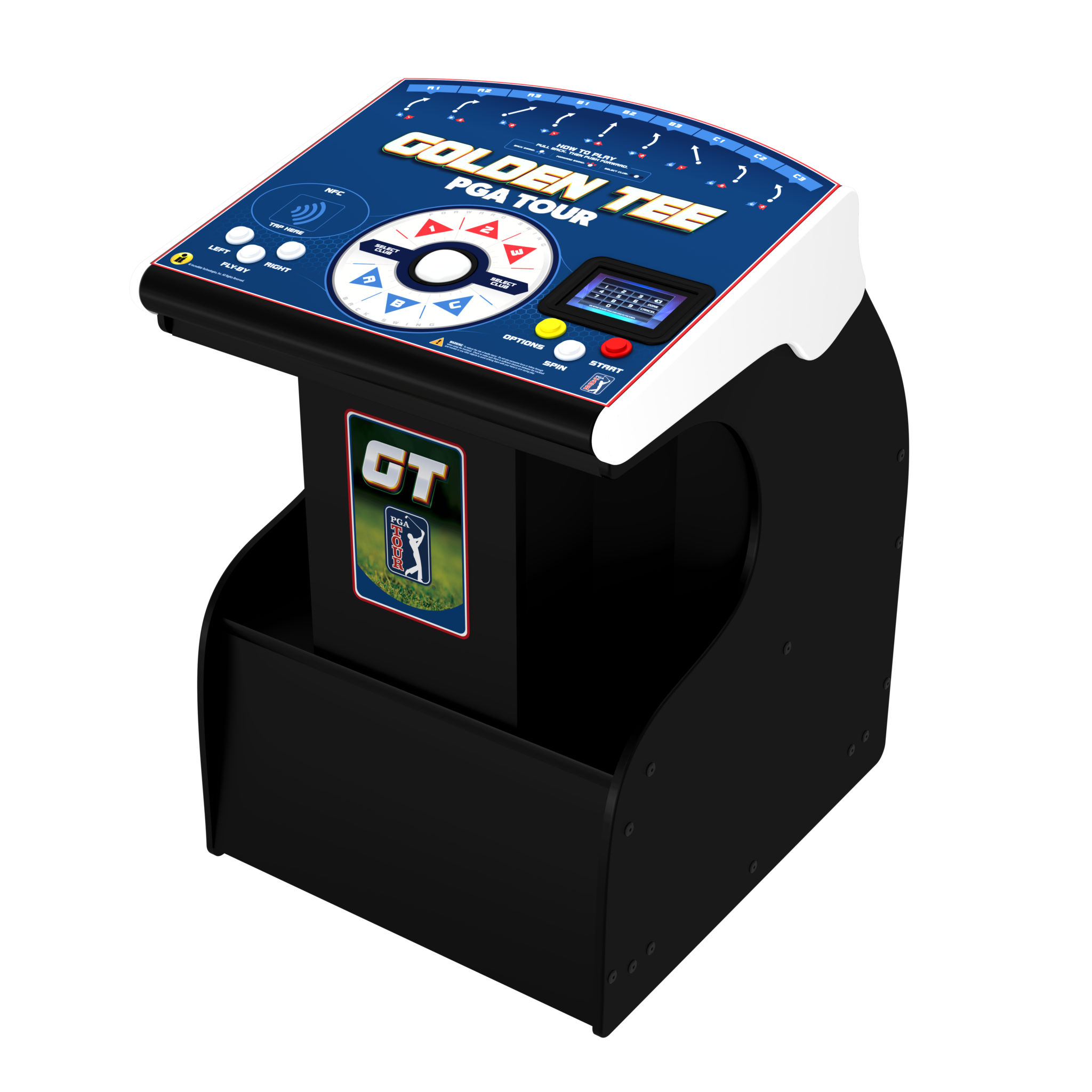 Golden Tee PGA Tour Showpiece Pro with Stand